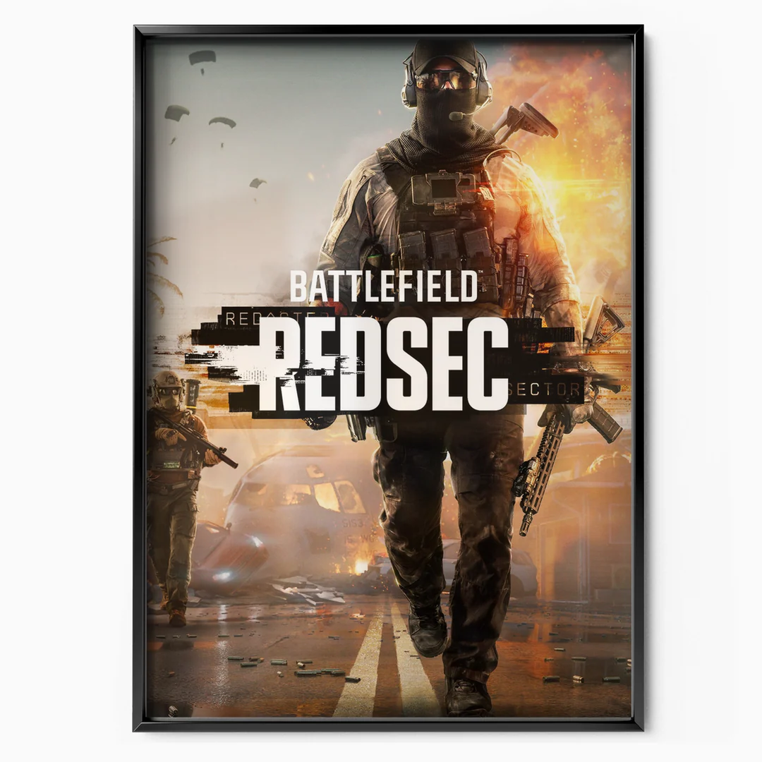 1-Black-Frame-Poster-battlefield-redsec-2025-posters-base-official-poster-shop Battlefield™ REDSEC - Image 1